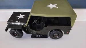 COX .049 ARMY JEEP Green Windshield & Star Top 🌟 After market Replacement Part - Picture 1 of 10