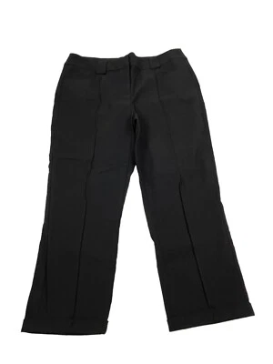 Pantalones de vestir recortados elásticos negros Style & Co para mujer 8 Foto 1 de 3