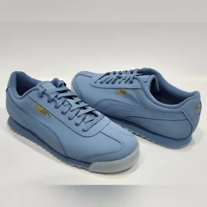Puma Roma REVERSED Zen Blue Icy Blue Suede Kids Sneakers Size 5.5 US 399560-02 - Picture 1 of 6