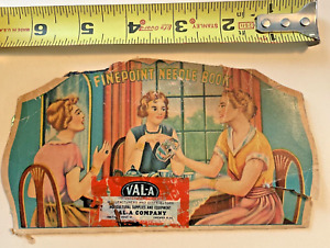 VAL-A MANUFACTURING & DIST. CHICAGO 9 FINEPOINT gold needles and threader JAPAN