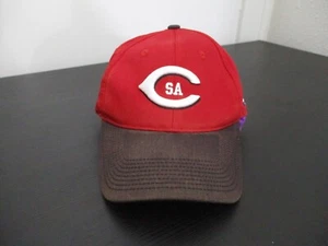 Cincinnati Reds Hat Cap Mens Strap Back Red Adult MLB Baseball Casual Logo - Picture 1 of 12