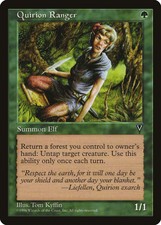 Quirion Ranger Visions PLD Green Common MAGIC THE GATHERING MTG CARD ABUGames