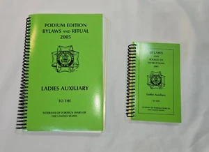 Bylaws and Ritual Ladies Auxillary to the VFW 2005 Podium and Booklet Editions - Picture 1 of 16
