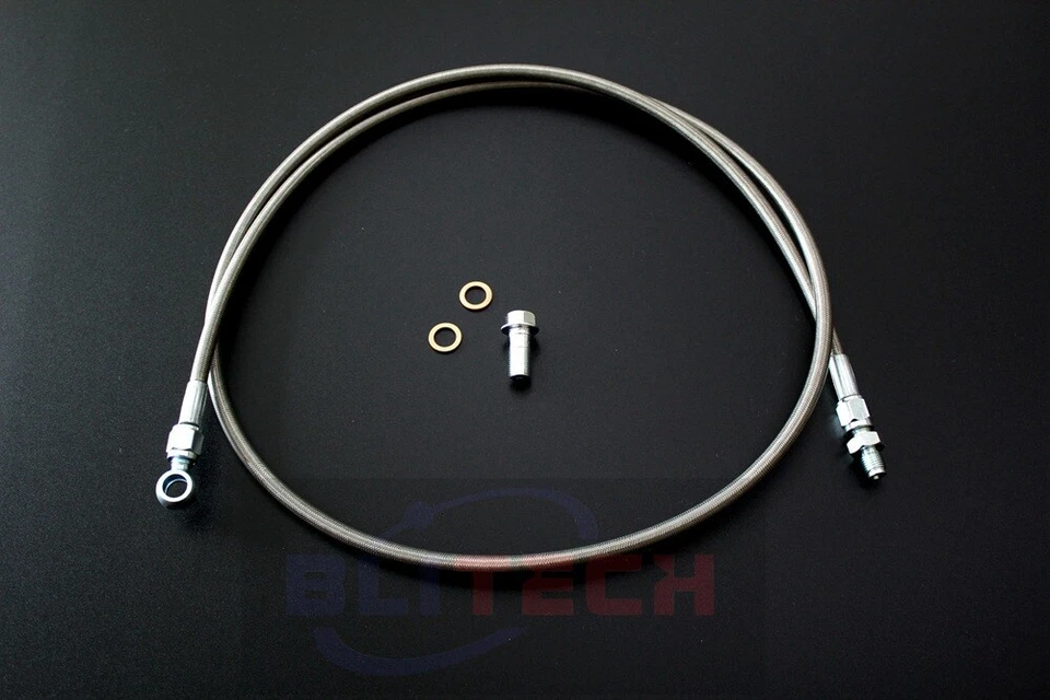 for Honda civic 92-00/ Acura Integra 94-01 Clutch Line Braided Stainless Steel - Image 1 of 4