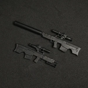 Arma modello pistola HKPSG1 M16K-45 VSSK scala 1/12 per 6" Nota Mez. Figurina ANT - Foto 1 di 19