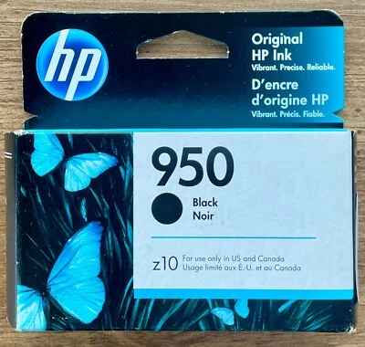 HP 950 Black Ink OEM OfficeJet 8110 8610 8615 8620 8630 EXP Sep 2021 NEW - Image 1 of 3