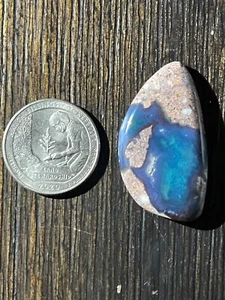 Agujas Ágata Azul 40.95 ctw - Pórfido Riolita - Corte Triple - Danubio Azul AZ EE. UU. - Imagen 1 de 13