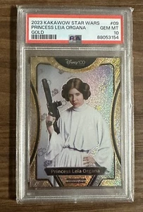 2023 Kakawow Star Wars Gold Princee Leia Organo PSA 10 - Picture 1 of 1