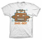 Licenza Ufficiale Tbbt - Shel-Bot Grande & Alto 3XL, 4XL, 5XL Uomo T-Shirt