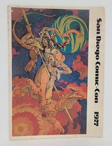 San Diego Comic Convention Program SC 1977 VG SIGNED by 10 most no longer w/ us - Picture 1 of 4