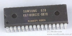 128K x8 Bit Low Power CMOS Static RAM, Samsung K6T1008C2C-0870, Neu 3 Stück - Bild 1 von 1