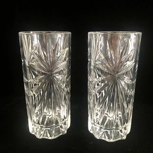 RCR Cristalleria Italiana Set of 2 Oasis Crystal Highball Tumblers Glasses EUC - Picture 1 of 8