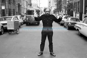 Foto pigmento profesional HARRY SMITH Beat Poet bohemio 28/09/1965 (8,5""x11") fr neg - Imagen 1 de 1