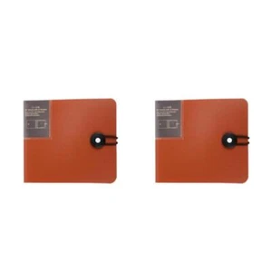  2 Pcs CD -Buchspeicherbeutel CD-Aufbewahrungsbox DVD-Aufbewahrungstasche - Afbeelding 1 van 5