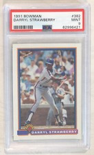 1991 Bowman Darryl Strawberry PSA 9 Mint Mets Dodgers Yankees