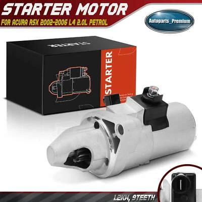 Motor De Arranque para Acura RSX 2002-2006 L4 2.0L Gasolina 1.2kW 12 Voltios CW 9 Dientes Foto 1 de 4