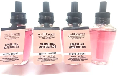 Bath Body Works Sandía Espumosa 4 Flores de Pared Miel Cantaloupe Notas Nuevo Foto 1 de 2