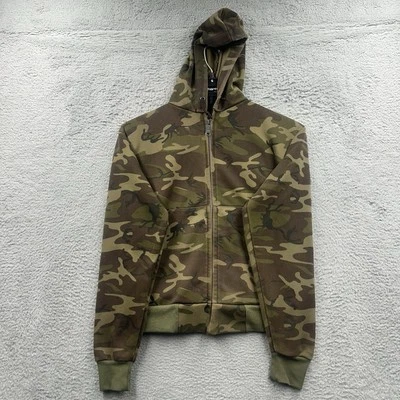 Sudadera con Capucha Vintage Años 70 Para Hombre Mediana Verde Bosque ERDL Estilo Camuflada Y2K Suelta Gótica Foto 1 de 4