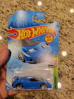 NEW 2021 Hot Wheels '94 Bugatti EB110 SS Blue 224/250 HW Exotics 6/10 - Image 1 of 4