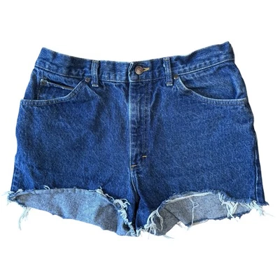 Pantalones Cortos de Jean Lee 34x32 Corte De Colección Para Hombre Azul Denim Dobladillo Deshilachado Cintura Alta EE. UU. Foto 1 de 4