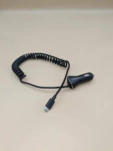 Puregear 15W Coiled Corded USB-C Car Charger 5V/3A (Used) 5ft - Picture 1 of 4