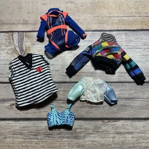 Lol Surprise Omg Doll Clothing Clothes Set Of 5 Shirts Tops Blouse Crop Tank Top - Picture 1 of 8