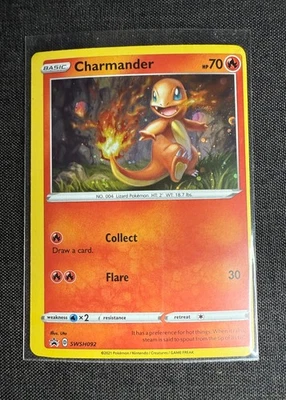 Off Center ERROR Charmander SWSH092 SWSH: Sword & Shield Promo Cards Holo - Image 1 of 4