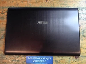 Plasturgie Capot Arrière écran Original Asus N76V8 + Caméra et Antenne Wi-Fi - Picture 1 of 11