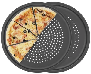 LYNG Pizzapfanne 16 Zoll, 2er Pack Silikon Antihaft Pizzablech für Ofen, Pizzapfanne - Bild 1 von 6