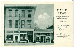 Canada Niagara Falls - Maple Leaf Restaurant & Tea Room View Outside postcard - Picture 1 of 3