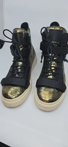GIUSEPPE ZANOTTI GOLD/SCHWARZ PYTHON HERREN SNEAKER 8,5 US/42,5IT - Bild 1 von 8
