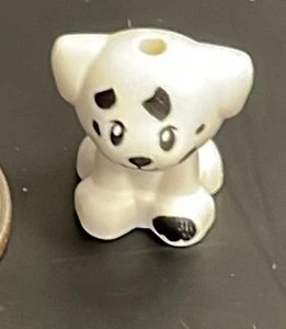 LEGO Duplo Animale Piccolo Cucciolo Cane Bianco Nero - Foto 1 di 5