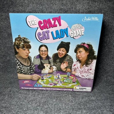 The Crazy Cat Lady Board Game Archie McPhee Accoutrements NEW SEALED - Image 1 of 4