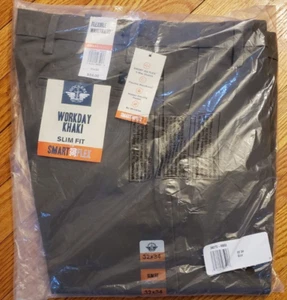 Men's Dockers Ultimate Workday Khaki Slim Fit 32 x 34 Dark Pebble - New & Tagged - Picture 1 of 4