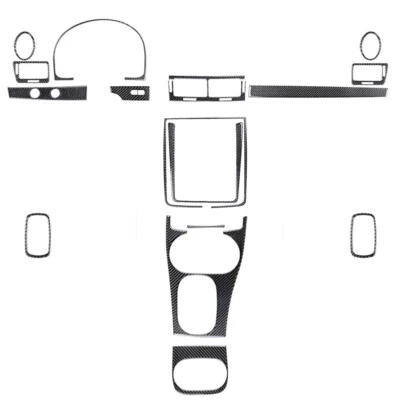 16Pcs For Chevrolet Cobalt 2005-10 Carbon Fiber Full Interior Set Kit Cover Trim - Imagem 1 de 4