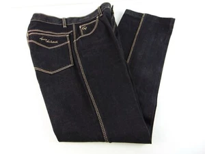 Gloria Vanderbilt Signature Black Cotton Jeans Size 7 Nwot - Picture 1 of 7