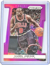 Luol Deng 2013-14 Panini Prizm PURPLE DIE CUT /49 Prizms REFRACTOR #33 BULLS