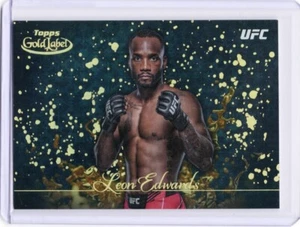 2024 Topps Gold Label UFC Leon Edwards Gold Splatter SSP Case Hit - Imagen 1 de 1