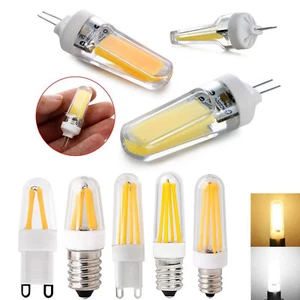G4 G9 LED Bulb E12 E14 Dimmable Silicone Crystal COB Filament Light Lamp GL101 - Picture 1 of 15