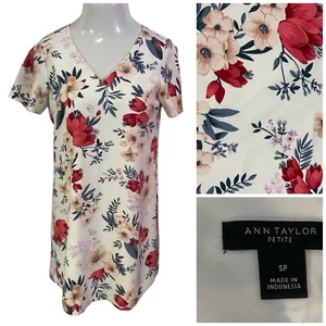 Vestido Ann Taylor Para Mujer SP Floral Cambio Trabajo Oficina Iglesia Fecha Costa Casa - Imagen 1 de 12