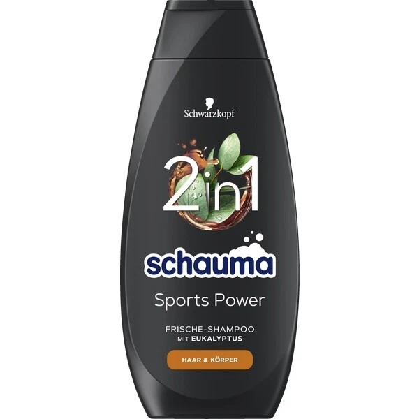 Champú refrescante Schwarzkopf Schauma Men Sports Power XL 400 ml - ENVÍO GRATUITO Foto 1 de 1