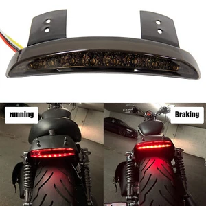 LED Fender Brake Tail Light Turn Signal For Harley Sportster Iron 883 1200 Dyna - Picture 1 of 12