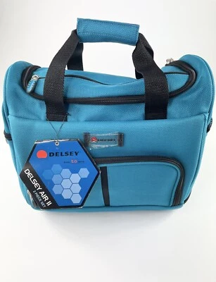 Bolso de mano personal Delsey Air II bolso de viaje llave de bloqueo turquesa nuevo con etiquetas equipaje Foto 1 de 4