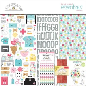 Doodlebug Essentials Page Kit 12"X12" Happy Healing - 8152* - Picture 1 of 1