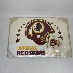 Washington Redskins NFL Football Tischsets Untersetzer 4er Set 1992 New Old Stock - Bild 1 von 6