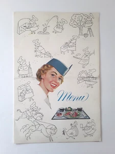 Vintage Pan American Airline Pan Am Menu Clipper Ship - Picture 1 of 3
