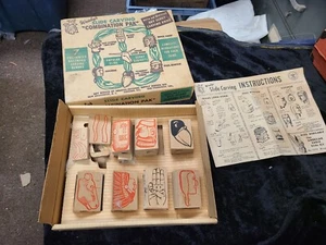 Vintage Boy Scouts Woody's Slide Carving Combination Pak In Box Unused No Knife - Picture 1 of 9