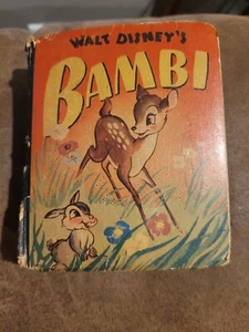 Bambi Walt Disney 1469 sehr guter Zustand, Better Big Little Books Whitman 1942 - Bild 1 von 8