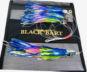 Black Bart TUNA CANDY Trolling Lure Daisy Chain Rigged - BLUE YELLOW RAINBOW - Picture 1 of 1