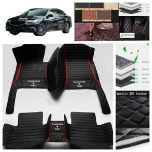 New For Acura TL 1999-2014 Car Floor Mats Waterproof Leather Carpets Foot Liners - Foto 1 di 35
